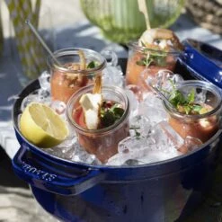 Staub 7-quart Sapphire Blue Round Dutch Oven -Zwilling Shop 000008184