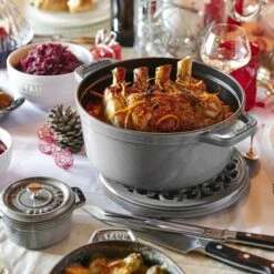 Staub 9-quart Graphite Gray Round Dutch Oven -Zwilling Shop 000011002 5f5fe199 0069 49d2 a8b4 df1e6f41a817