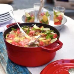 Staub 4-quart Cherry Red Round Dutch Oven -Zwilling Shop 000017100