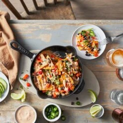 Staub 8.5" Matte Black Cast Iron Deep Traditional Skillet -Zwilling Shop 1029475 06