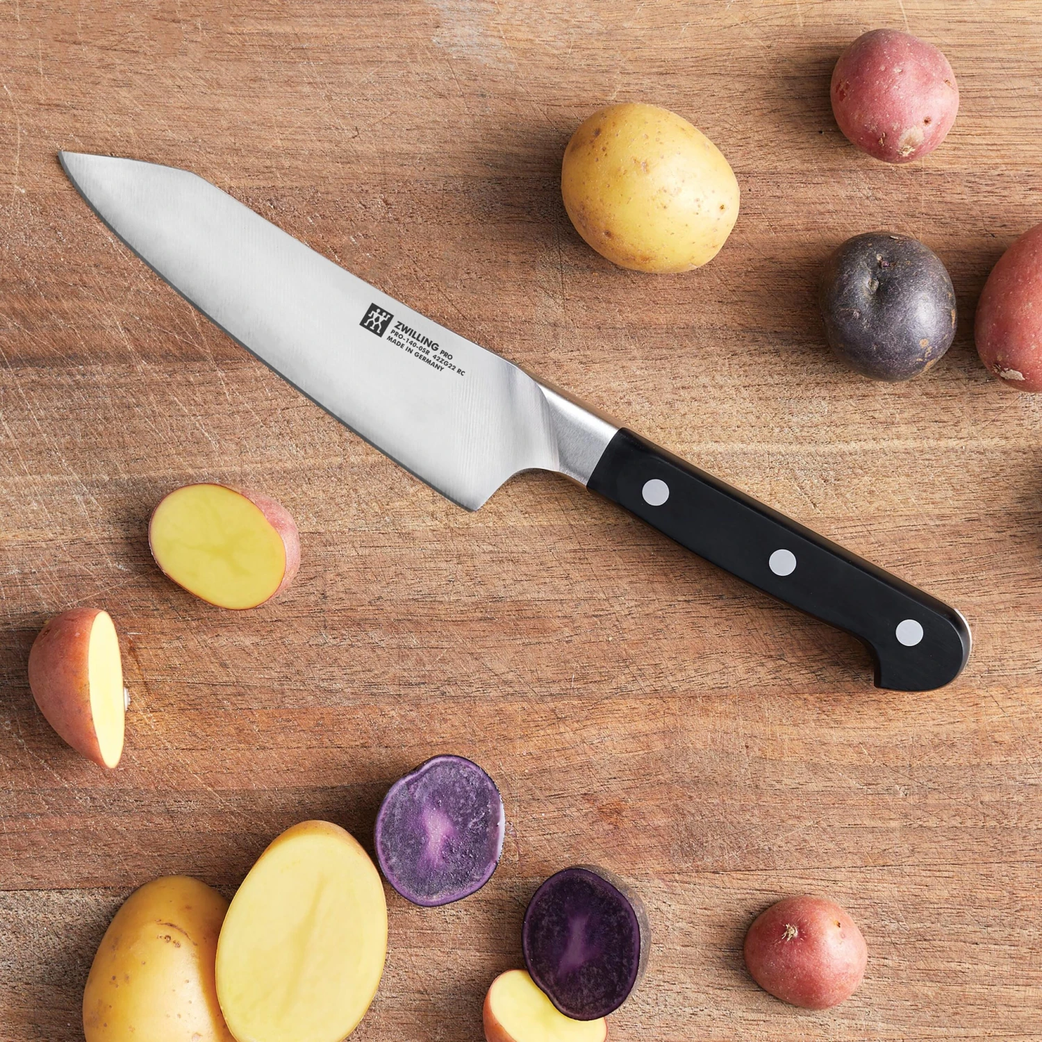 Zwilling Pro 5.5" Rocking Santoku Knife 7 Zwilling Pro 5.5" Rocking Santoku Knife - Image 5