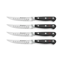 Wusthof Classic 4 Piece Hollow Edge Steak Knife Set 12 Wusthof Classic 4 Piece Hollow Edge Steak Knife Set -Zwilling Shop 10373