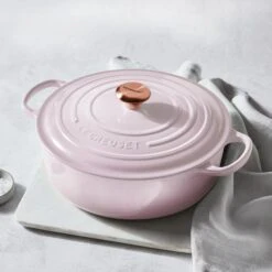 Le Creuset Signature Cast Iron 6.75-quart Shallot Round Wide Dutch Oven With Copper Knob -Zwilling Shop 1 3000x 58a931c8 ef2e 45f9 b123 205ec0cf913c
