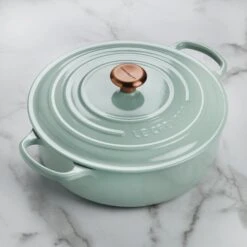 Le Creuset Signature Cast Iron 6.75-quart Sea Salt Round Wide Dutch Oven With Copper Knob -Zwilling Shop 1 759d9229 b92b 44ef 9f69 36f11b0f4397