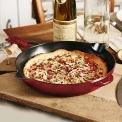 Staub 11" Grenadine Cast Iron Deep Traditional Skillet -Zwilling Shop 1 a774a9af 9e45 45cd 83b1 b37857eaddb2