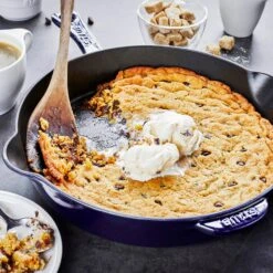 Staub 11" Sapphire Blue Cast Iron Deep Traditional Skillet -Zwilling Shop 1 be898549 1784 4f0d 8909 1d0c680b58aa