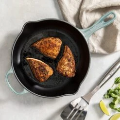 Le Creuset Signature Cast Iron 10.25" Sea Salt Iron Handle Skillet -Zwilling Shop 1 f46e2293 1373 4968 990d 645abf550982