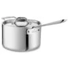 All-Clad D3 Stainless 4-quart Saucepan With Helper Handle -Zwilling Shop 21256