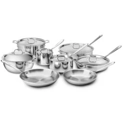 All-Clad D3 Stainless 14 Piece Cookware Set