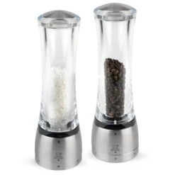 Peugeot Daman 8" U'Select Acrylic & Stainless Steel Salt & Pepper Mill Set -Zwilling Shop 25058
