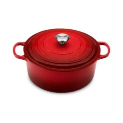 Le Creuset Signature Cast Iron 5.5-quart Cerise Round Dutch Oven