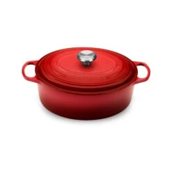 Le Creuset Signature Cast Iron 5-quart Cerise Oval Dutch Oven
