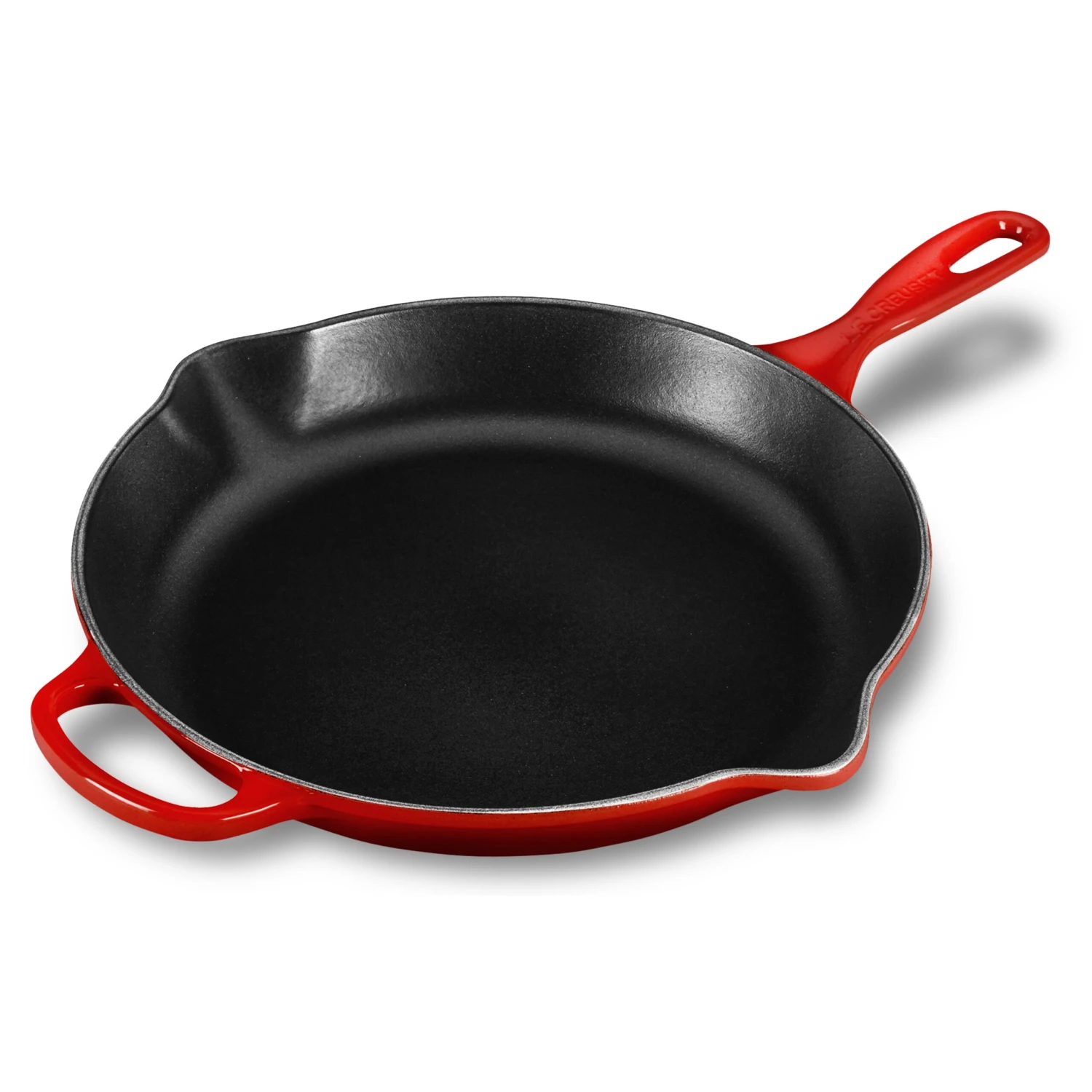 Le Creuset Signature Cast Iron 11.75" Cerise Skillet 3 Le Creuset Signature Cast Iron 11.75" Cerise Skillet