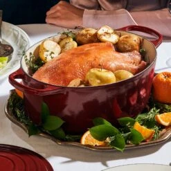 Le Creuset Signature Cast Iron 6.75-quart Rhone Oval Dutch Oven 15 Le Creuset Signature Cast Iron 6.75-quart Rhone Oval Dutch Oven -Zwilling Shop 2 44f22d81 37bc 4504 add3 cc65d81600d4 1