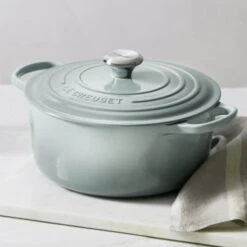 Le Creuset Signature Cast Iron 9-quart Sea Salt Round Dutch Oven -Zwilling Shop 2 c771c328 299a 415b b87c 9500de731cfe
