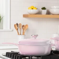 Le Creuset Signature Cast Iron 3.75-quart Shallot Cassadou -Zwilling Shop 2 f216ad8e ab3b 4afb a674 ab678b9b77a2