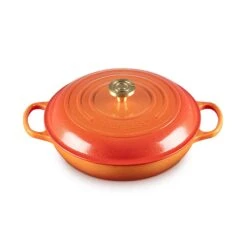 Le Creuset Signature Cast Iron 3.5-quart Flamme Doree Braiser
