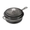 Le Creuset Signature Cast Iron 3.75-quart Oyster Cassadou -Zwilling Shop 3.75 quartOysterCassadou