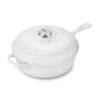 Le Creuset Signature Cast Iron 3.75-quart White Cassadou -Zwilling Shop 3.75 quartWhiteCassadou