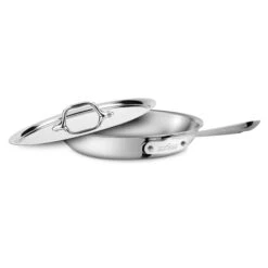 All-Clad D3 Stainless 10" Fry Pan With Lid