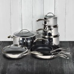 Scanpan HaptIQ 13 Piece Stainless Steel Nonstick Cookware Set -Zwilling Shop 31859