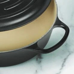 Le Creuset Signature Cast Iron 8-quart Licorice Oval Dutch Oven With Copper Knob -Zwilling Shop 32947