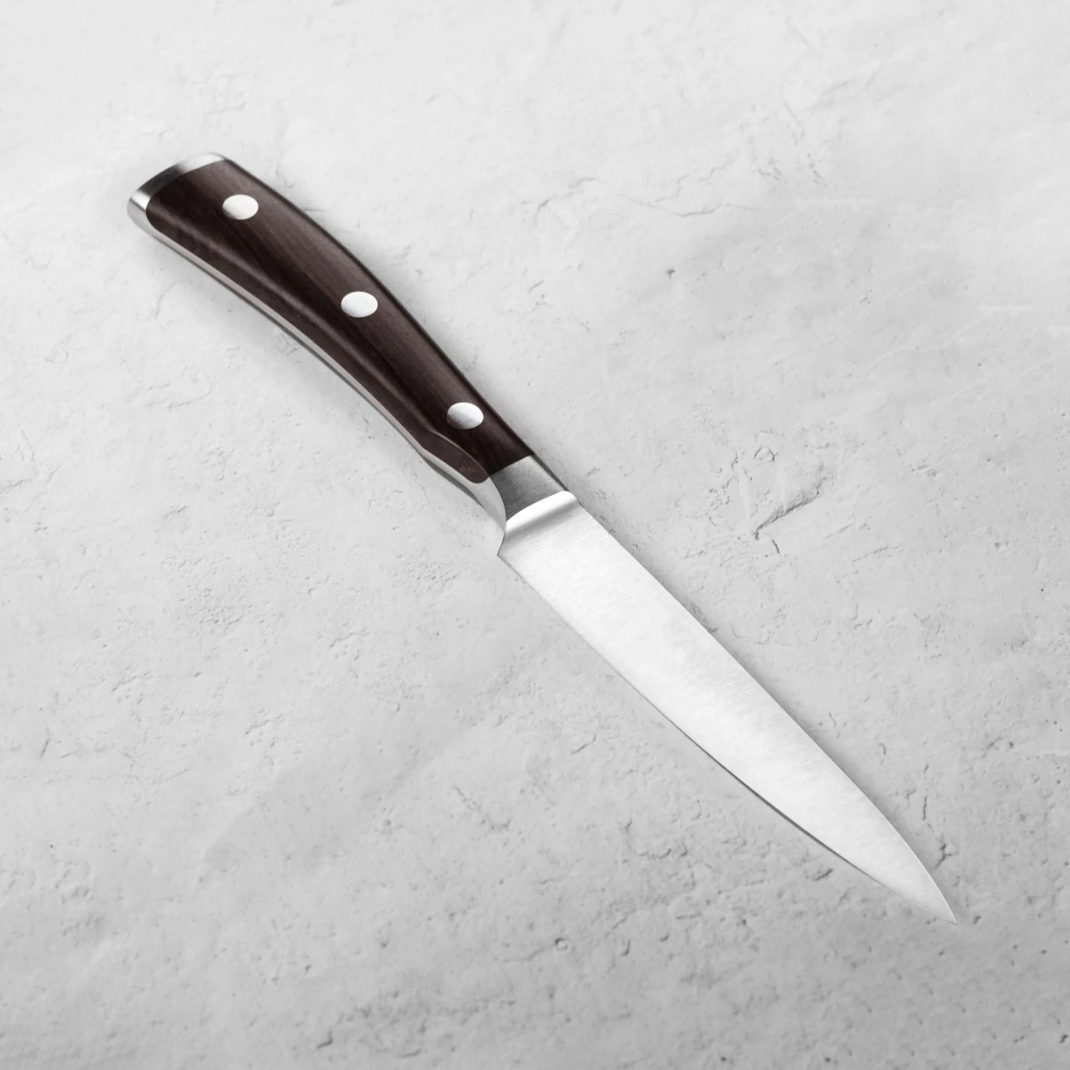 Wusthof Ikon Blackwood 4.5" Utility Knife 8 Wusthof Ikon Blackwood 4.5" Utility Knife - Image 6