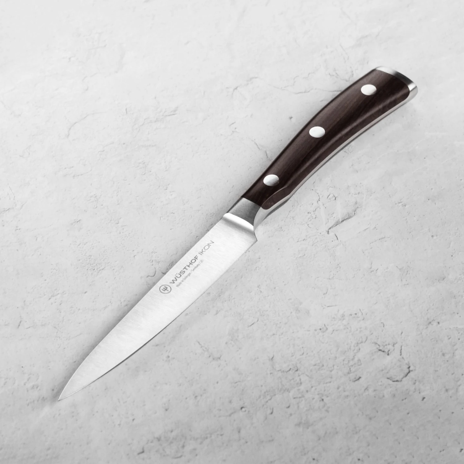 Wusthof Ikon Blackwood 4.5" Utility Knife 3 Wusthof Ikon Blackwood 4.5" Utility Knife