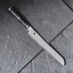 Miyabi Black 9" Bread Knife -Zwilling Shop 34406 243 1019528 LS 01