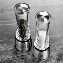 Peugeot Daman 8" U'Select Acrylic & Stainless Steel Salt & Pepper Mill Set -Zwilling Shop 34629