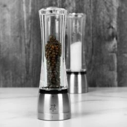 Peugeot Daman 8" U'Select Acrylic & Stainless Steel Salt & Pepper Mill Set -Zwilling Shop 34632 bee2a699 910c 43f7 8662 2f4c08c3b65f