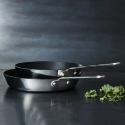 Scanpan Maitre D' Nonstick Stainless Steel 9.5 & 11" Fry Pan Set -Zwilling Shop 34757