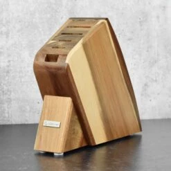 Wusthof Classic 7 Piece Acacia Slim Knife Block Set -Zwilling Shop 35360
