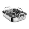 All-Clad 14" X 11" Roasting Pan With Rack -Zwilling Shop 35626