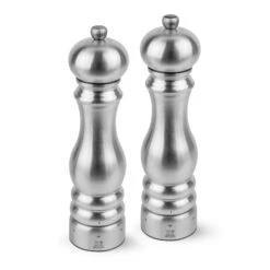 Peugeot Paris Stainless Steel 8.75" U'Select Salt & Pepper Mill Set 12 Peugeot Paris Stainless Steel 8.75" U'Select Salt & Pepper Mill Set -Zwilling Shop 35884