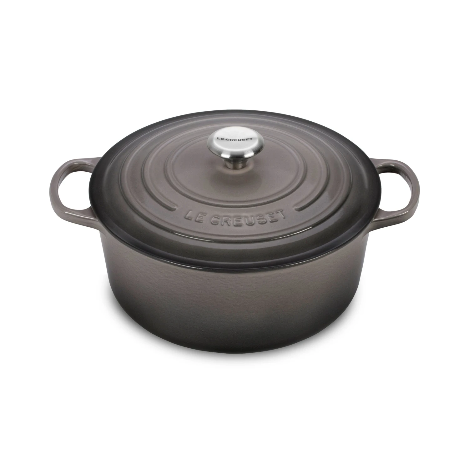 Le Creuset Signature Cast Iron 5.5-quart Oyster Round Dutch Oven 3 Le Creuset Signature Cast Iron 5.5-quart Oyster Round Dutch Oven