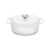 Le Creuset Signature Cast Iron 5-quart White Oval Dutch Oven