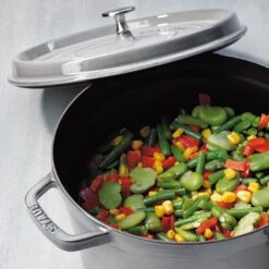 Staub 9-quart Graphite Gray Round Dutch Oven -Zwilling Shop 36709 b731ae6b 8f14 40c7 9a57 9bcf2893952f