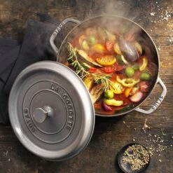 Staub 13.25-quart Graphite Gray Round Dutch Oven 13 Staub 13.25-quart Graphite Gray Round Dutch Oven -Zwilling Shop 36711 611d14ee 37ee 4227 b716 77ec79c9f064