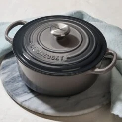 Le Creuset Signature Cast Iron 4.5-quart Oyster Round Dutch Oven -Zwilling Shop 37302 a1139d3e ad9b 4e55 bd7c d4d837144646
