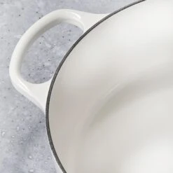 Le Creuset Signature Cast Iron 9-quart White Round Dutch Oven -Zwilling Shop 37446