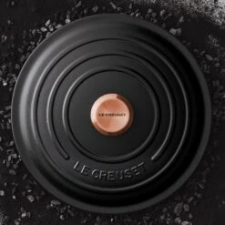 Le Creuset Signature Cast Iron 6.75-quart Licorice Round Wide Dutch Oven With Copper Knob 11 Le Creuset Signature Cast Iron 6.75-quart Licorice Round Wide Dutch Oven With Copper Knob -Zwilling Shop 37471