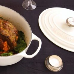 Le Creuset Signature Cast Iron 9.5-quart White Oval Dutch Oven -Zwilling Shop 37732