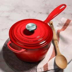Le Creuset Signature Cast Iron 2.25-quart Cerise Saucepan -Zwilling Shop 37831