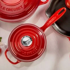 Le Creuset Signature Cast Iron 1.75-quart Cerise Saucepan -Zwilling Shop 37835