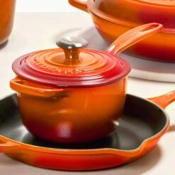 Le Creuset Signature Cast Iron 1.75-quart Flame Saucepan -Zwilling Shop 37846 bd81c238 e12e 4764 870a db2e91408848