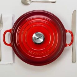 Le Creuset Signature Cast Iron 3.5-quart Cerise Braiser -Zwilling Shop 37916