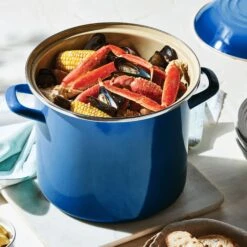 Le Creuset Enameled Steel 8-quart Marseille Stock Pot -Zwilling Shop 38069