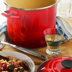 Le Creuset Enameled Steel 8-quart Cerise Stock Pot 14 Le Creuset Enameled Steel 8-quart Cerise Stock Pot -Zwilling Shop 38097 38b9452d 6330 4896 ad20 5ba4cee5b2c3