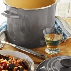 Le Creuset Enameled Steel 8-quart Oyster Stock Pot 14 Le Creuset Enameled Steel 8-quart Oyster Stock Pot -Zwilling Shop 38101 f793a7dc 42b5 4bf6 885a 9658d0acc4b5